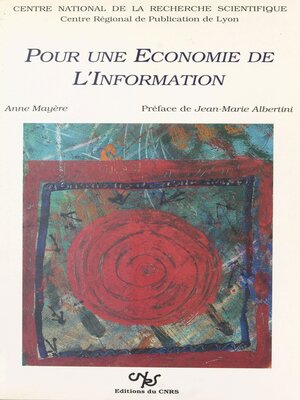 cover image of Pour une économie de l'information